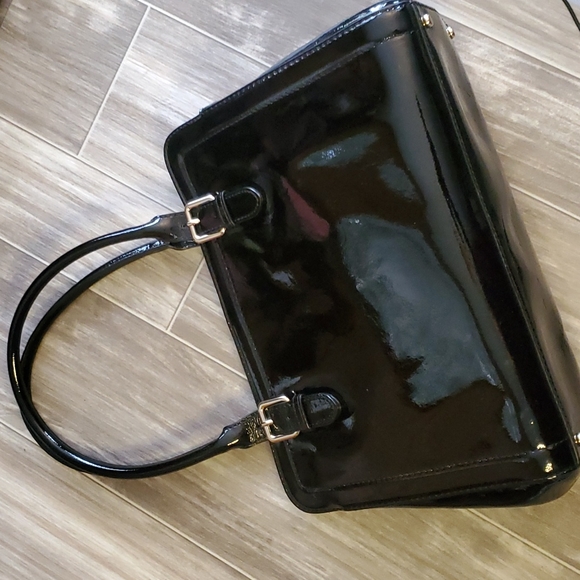Kate Spade Black Patent Leather Purse - Picture 4 of 14